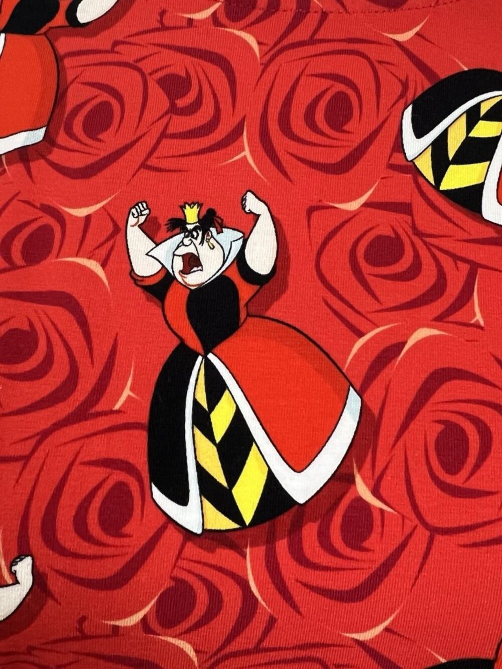 Disney Cakeworthy Alice in Wonderland Queen Of Hearts Dress Womens Small NWT - Picture 2 of 14